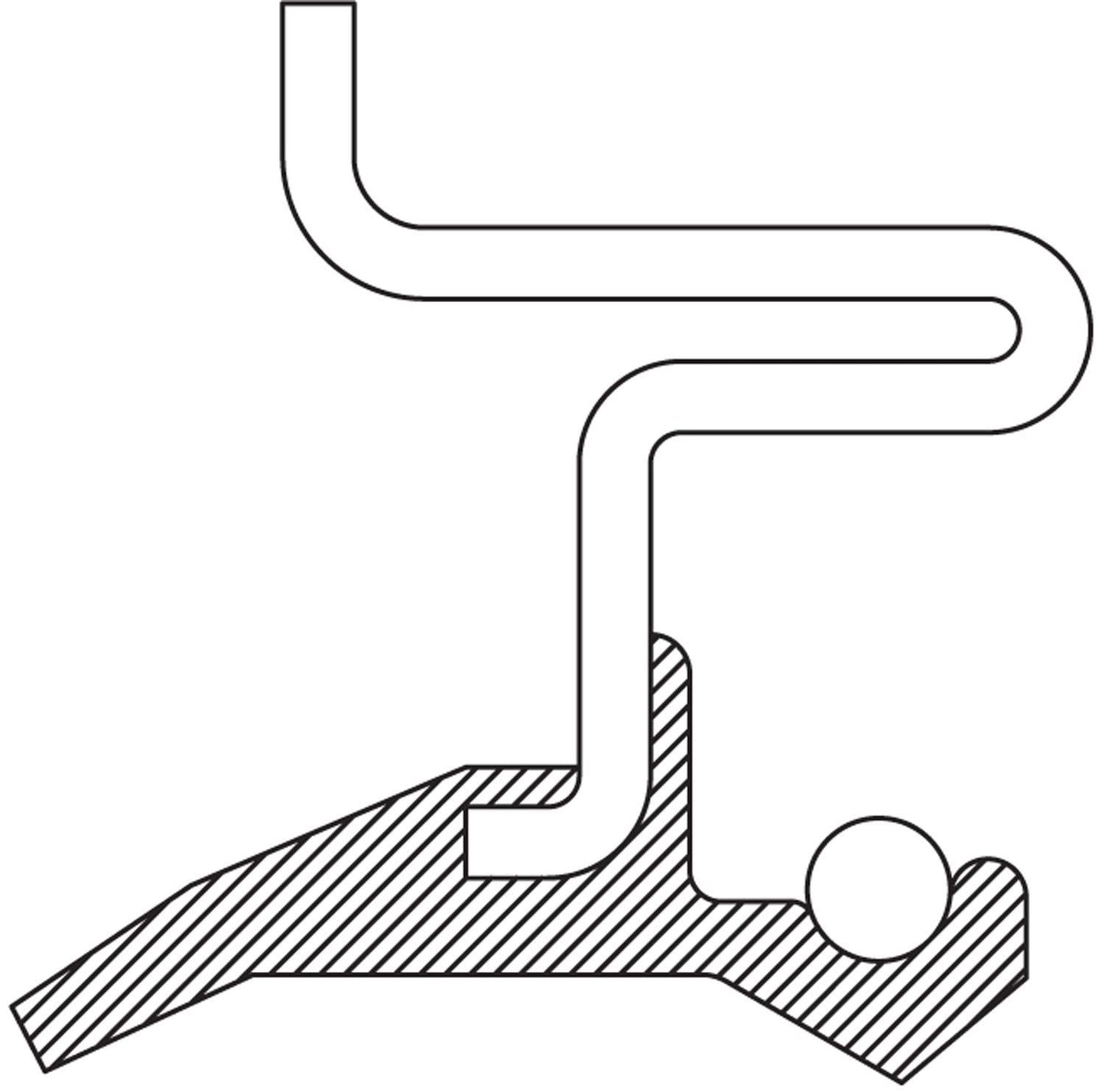 National Seal/Bearing 8622 Differential Pinion Seal