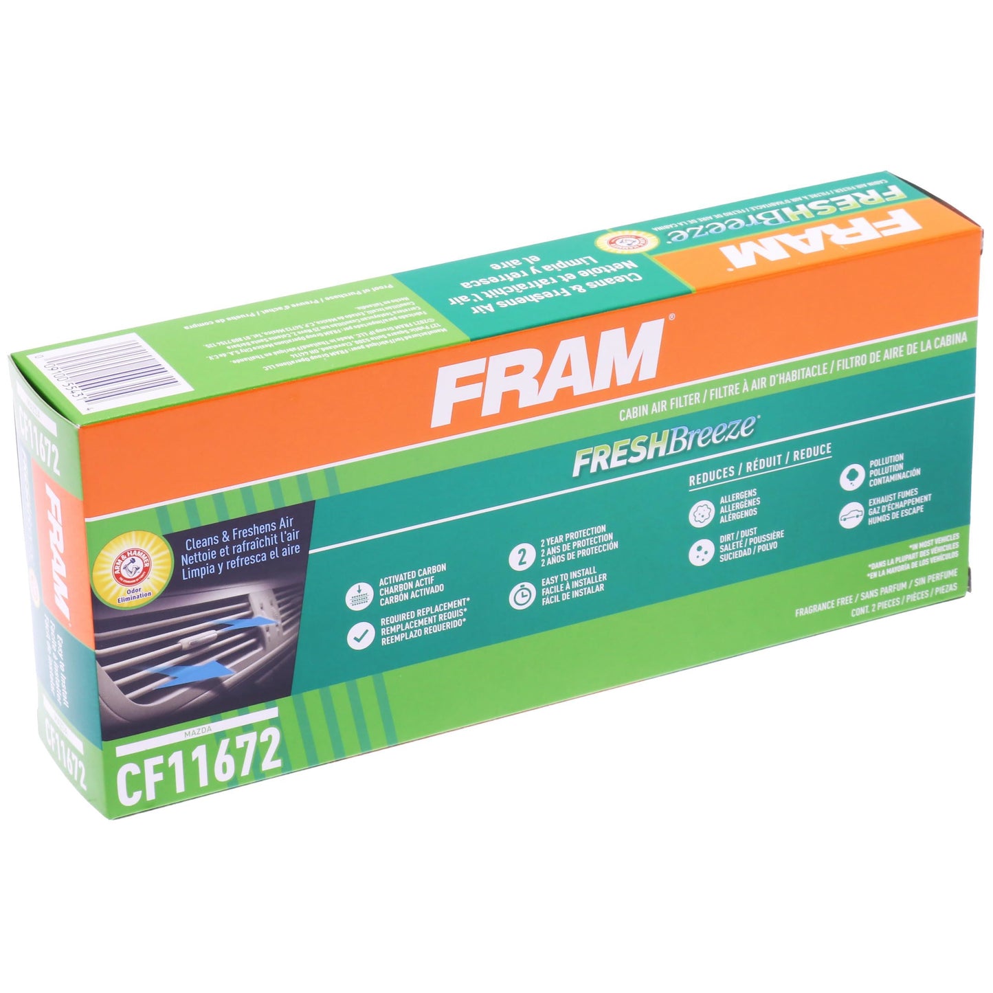 Filtro de aire de cabina Fram CF11672