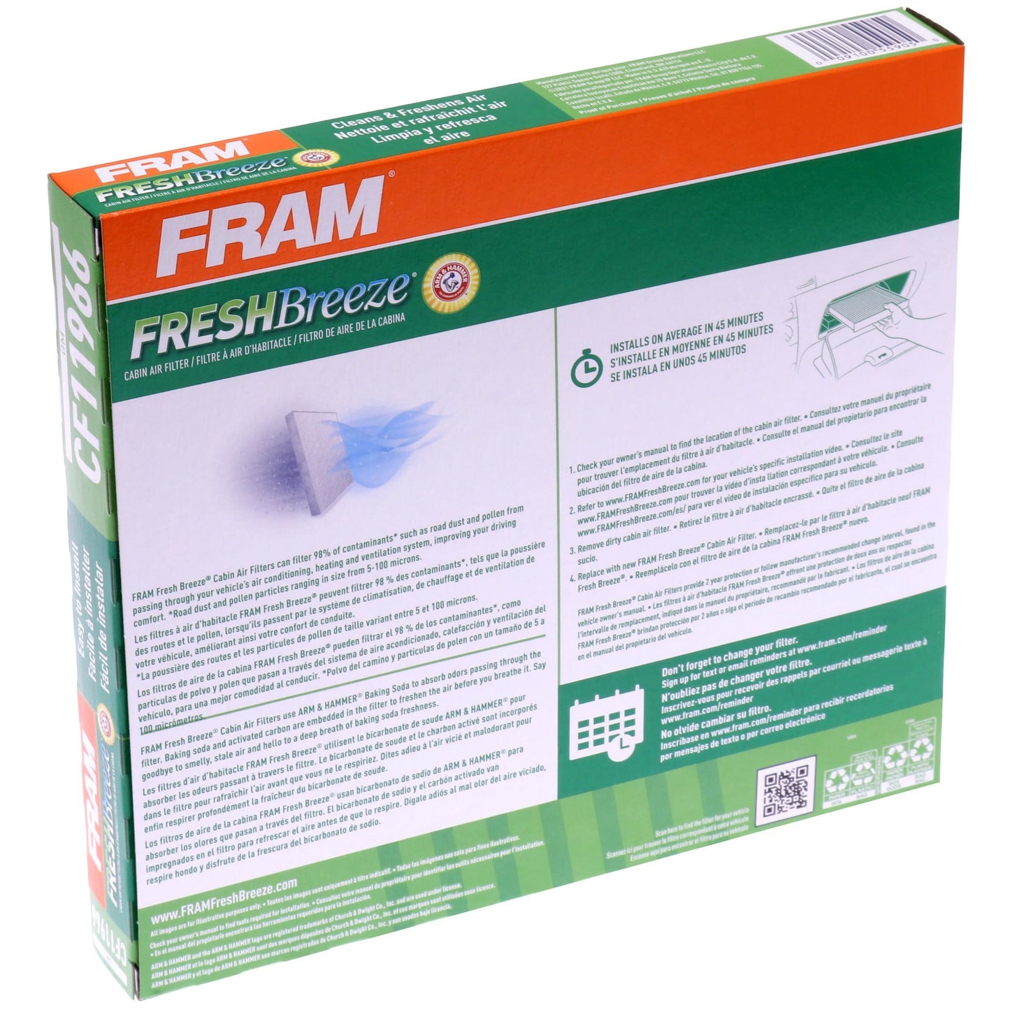Fram CF11966 Cabin Air Filter