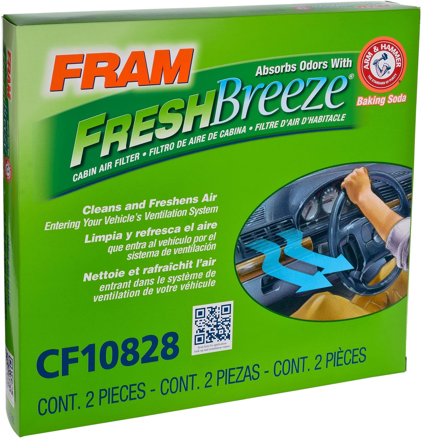 Fram CF10828 Filtro de aire de cabina
