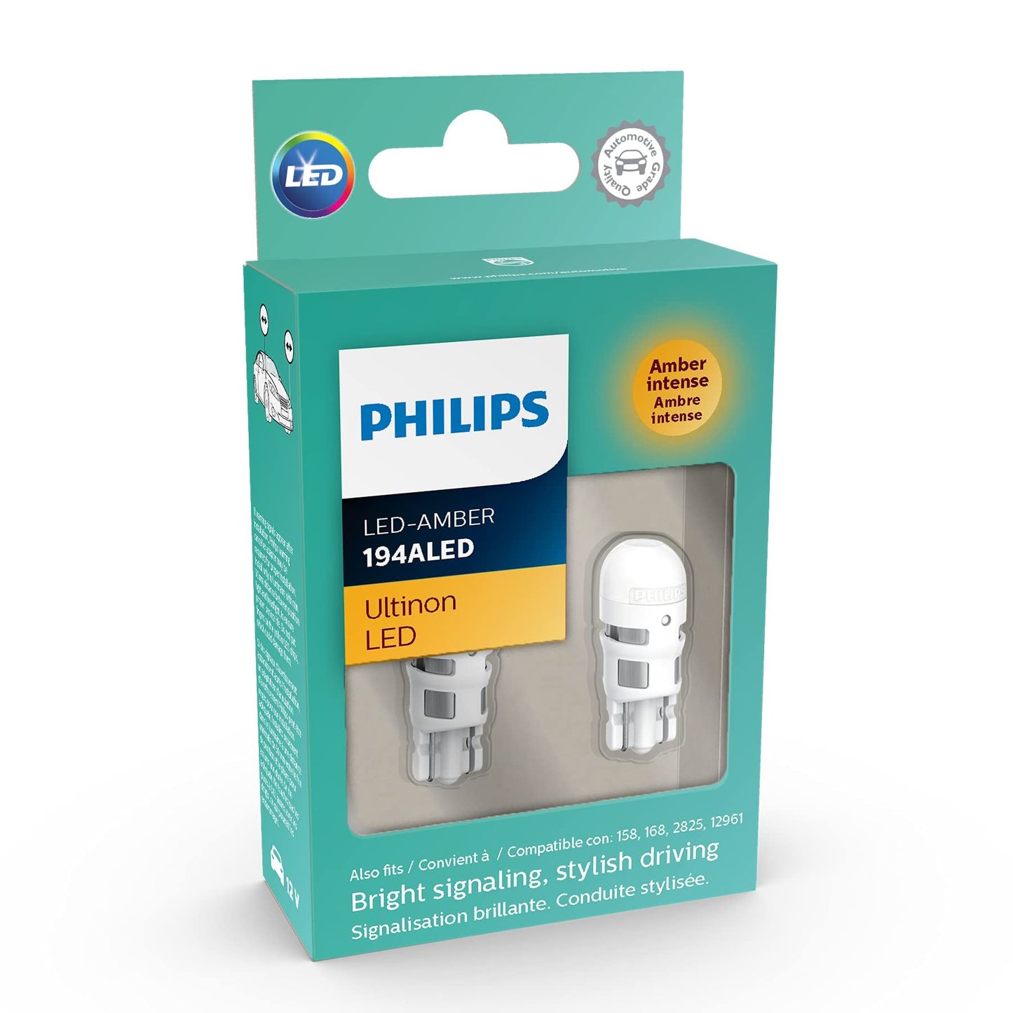 Bombilla de luz de posición lateral Philips 194ALED