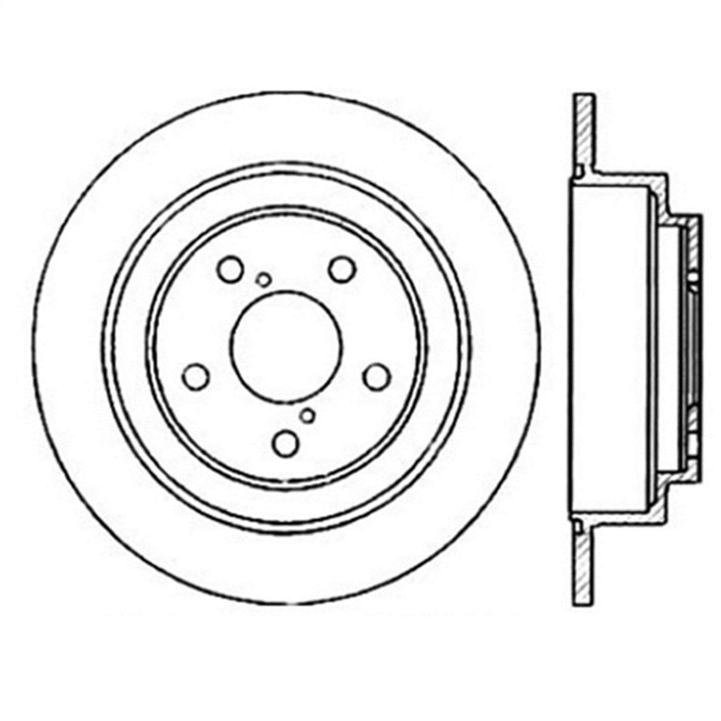 Stoptech 126.47011SL Disc Brake Rotor