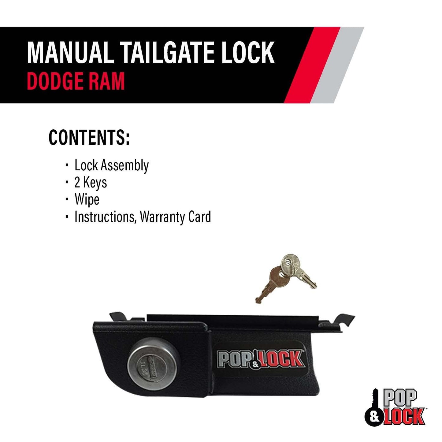 POP &amp; LOCK PL3400 Cerradura para portón trasero