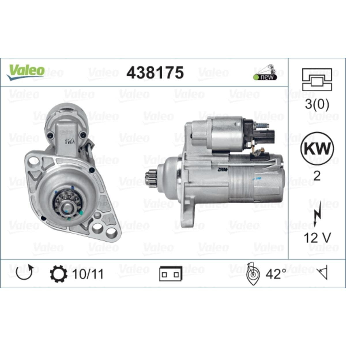 Démarreur Valeo 438175