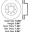 Stoptech 126.65112SR Disc Brake Rotor