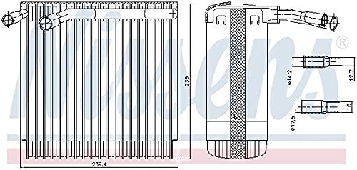 Nissens North America 92129 A/C Evaporator Core