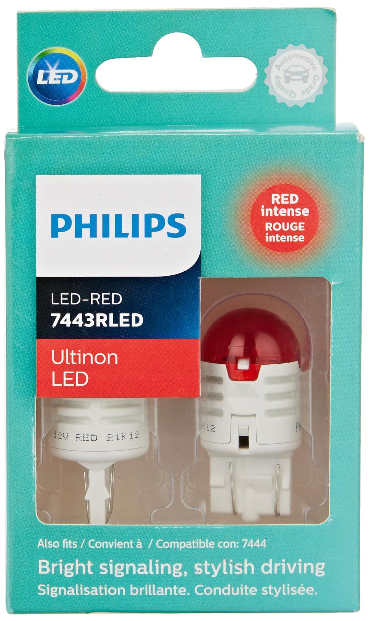 Philips 7443RLED Brake Light Bulb