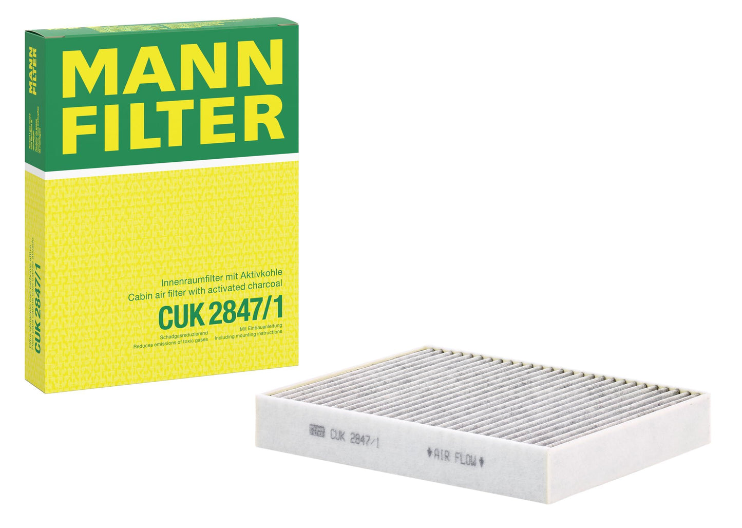 MANN-FILTER CUK 2847/1 Filtro de aire habitáculo