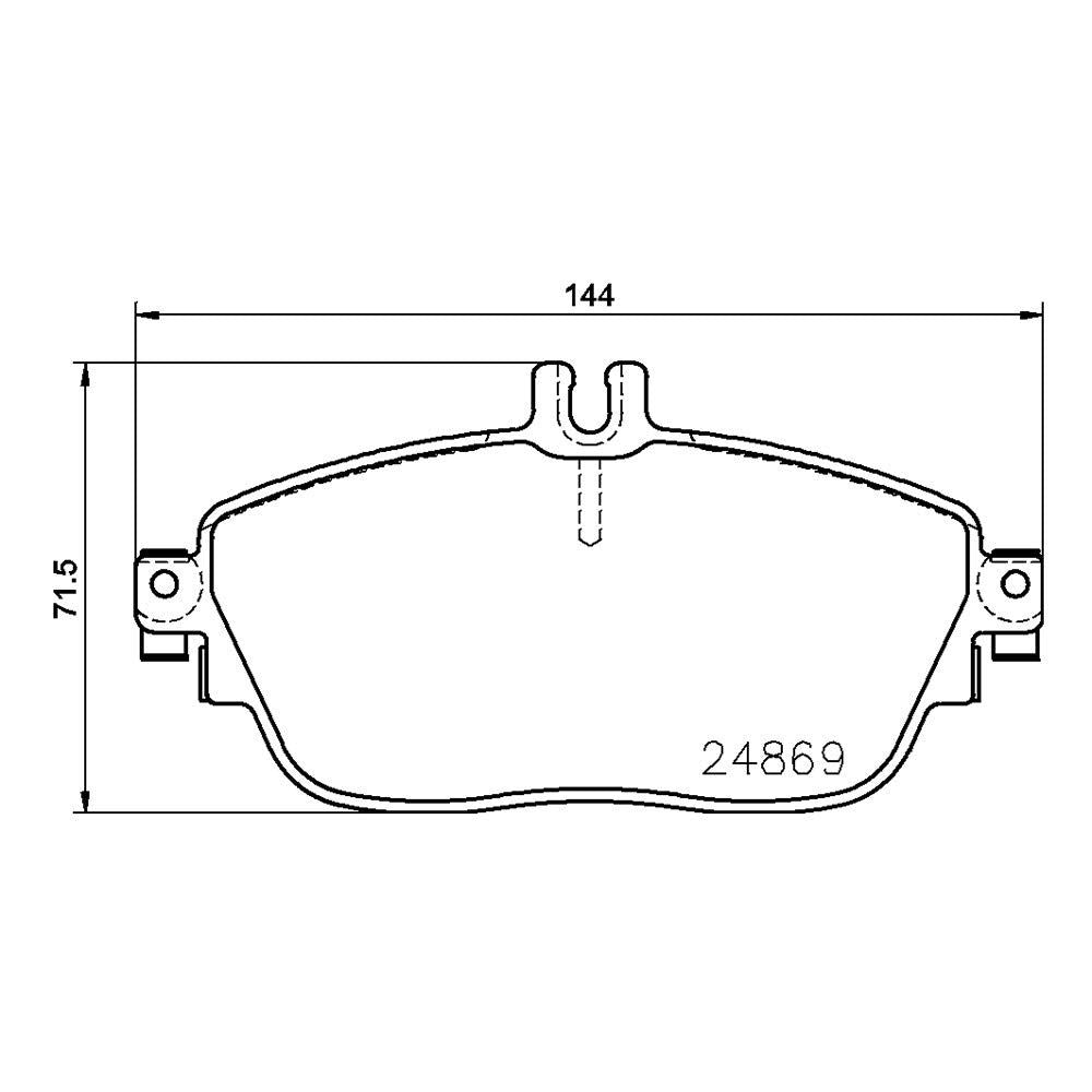 Hella-PAGID 355019721 Disc Brake Pad Set