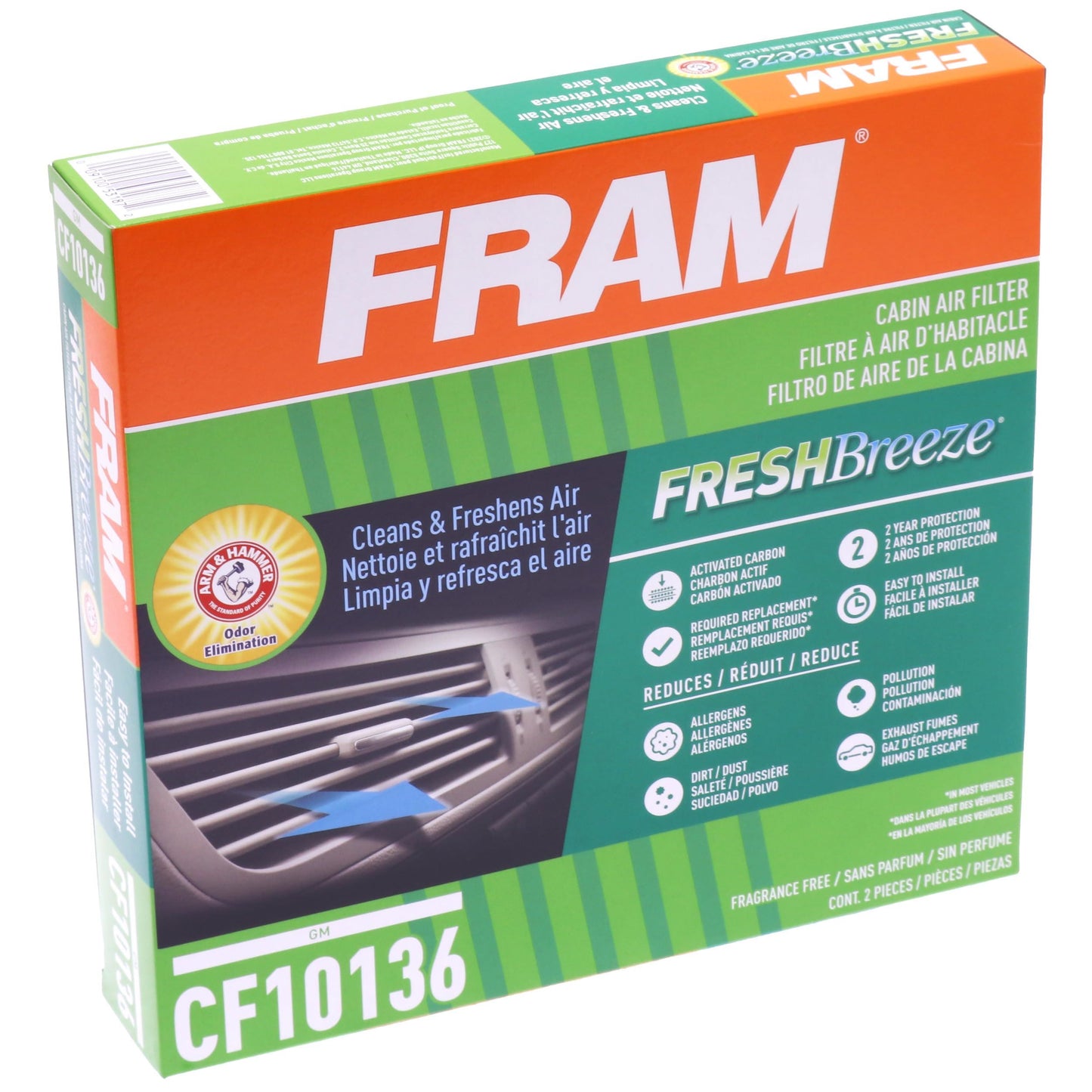 Filtro de aire de cabina Fram CF10136