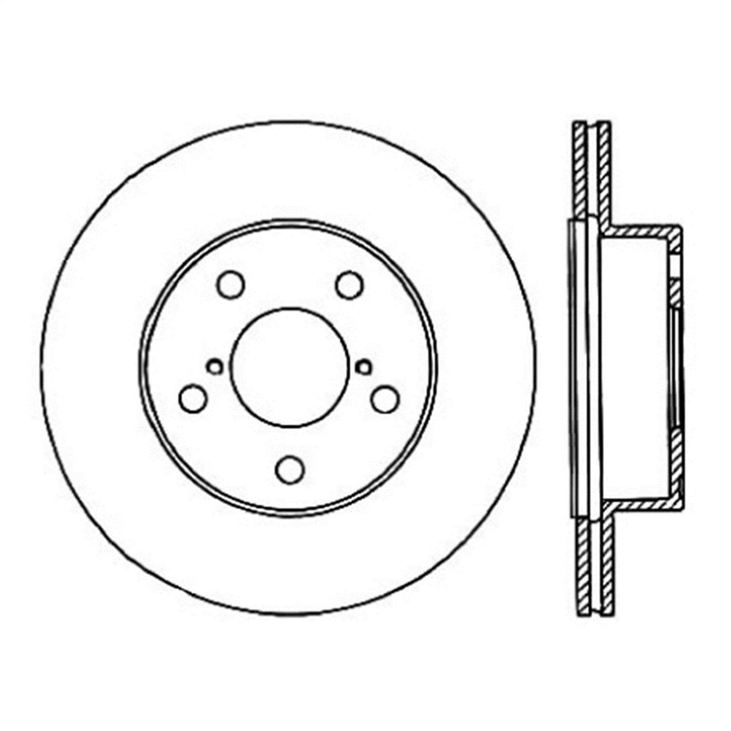 Stoptech 126.47023SL Disc Brake Rotor