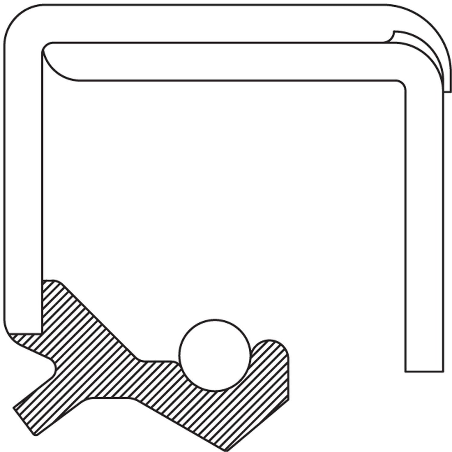 National Seal/Roulement 416271 Joint de roue