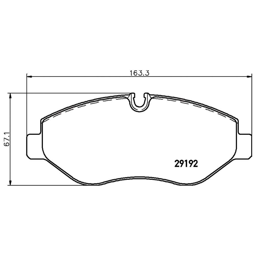 Hella-PAGID 355005521 Disc Brake Pad Set