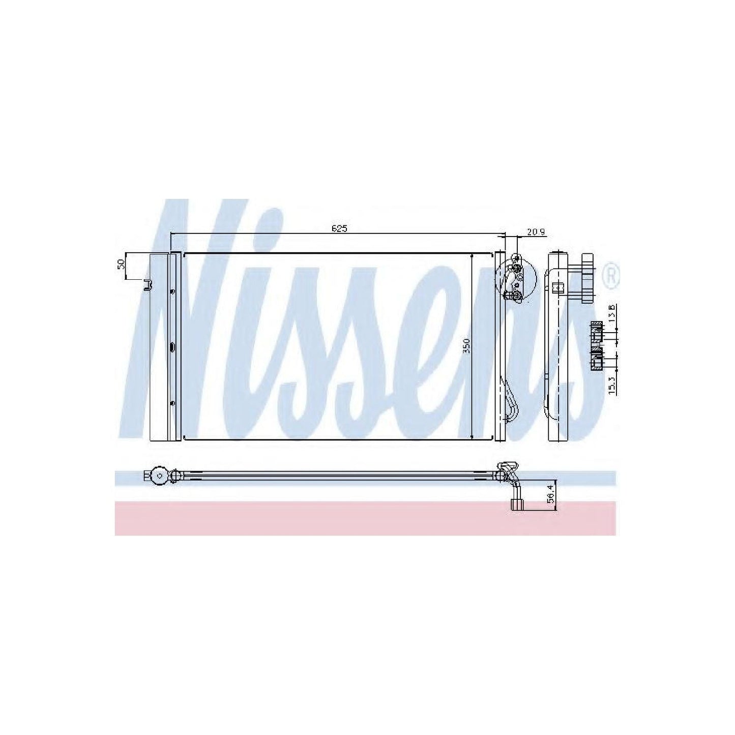 Nissens North America 94873 Condensador de aire acondicionado