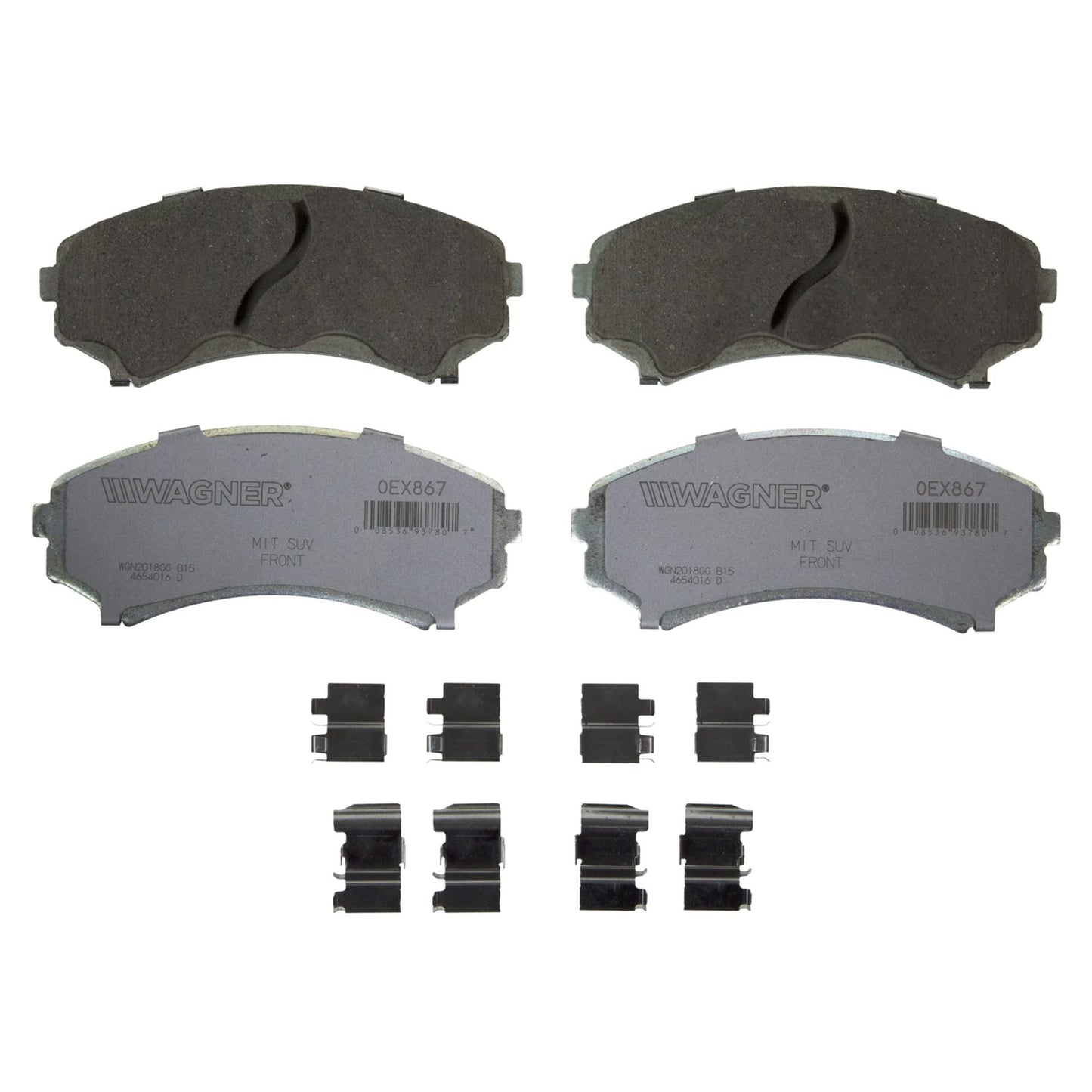 Wagner OEX867 Disc Brake Pad Set