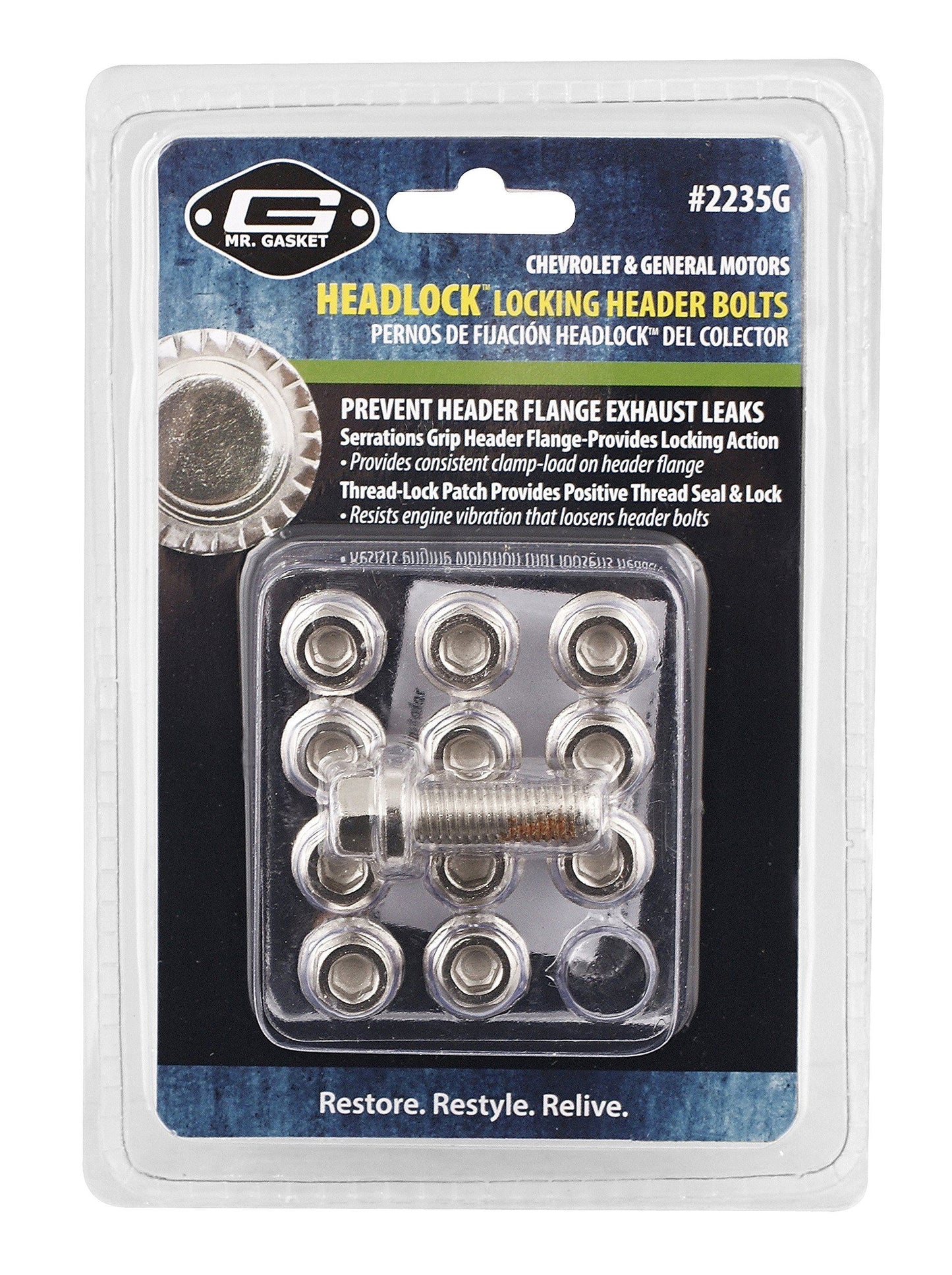 Mr Gasket 2235G Exhaust Header Bolt