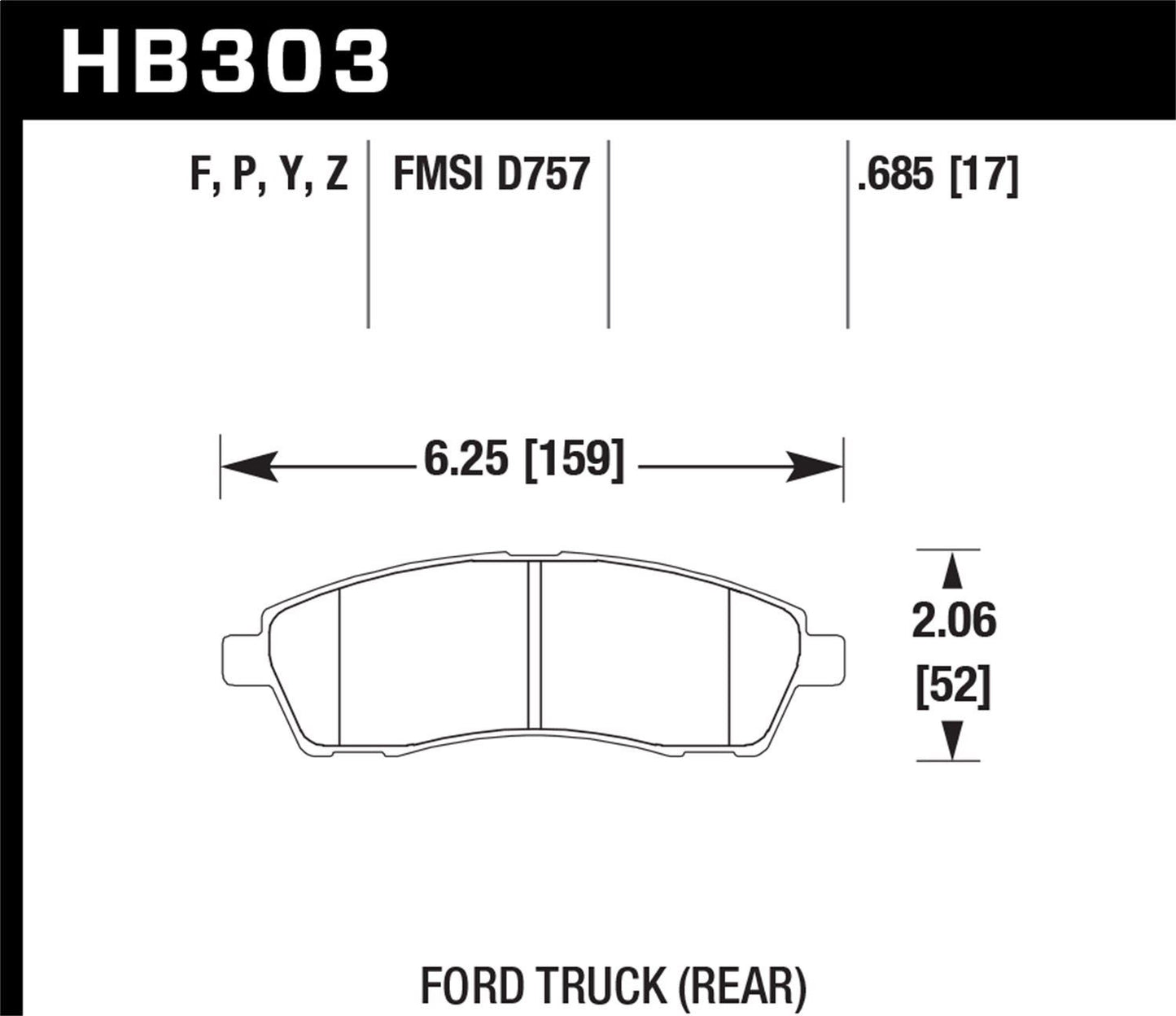 HAWK HB303Y685
