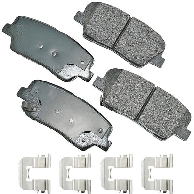 Akebono ACT1284B Jeu de plaquettes de frein à disque