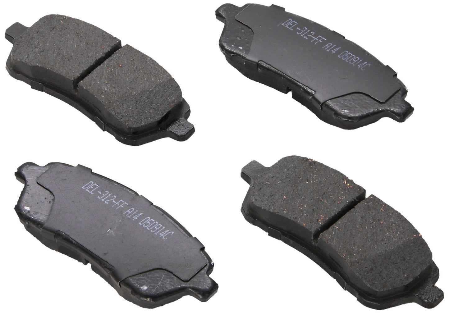 ACDelco Professional Durastop 17D1454CH Juego de pastillas de freno de disco