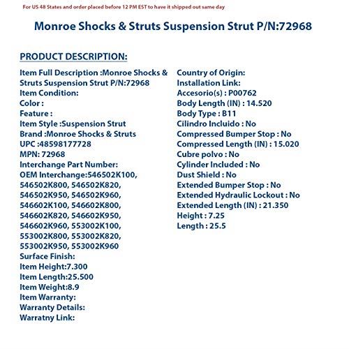MONROE 72968