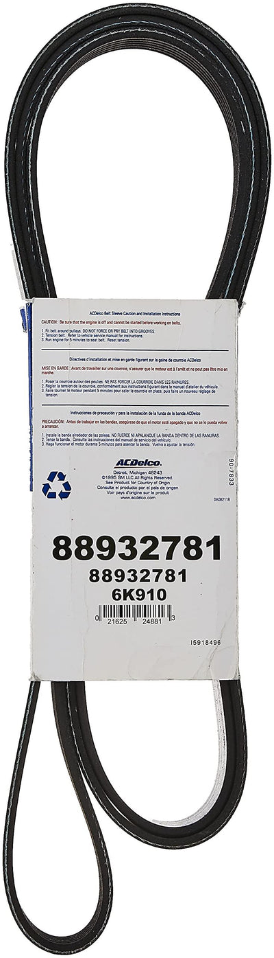 ACDelco Professional 6K910 Courroie serpentine