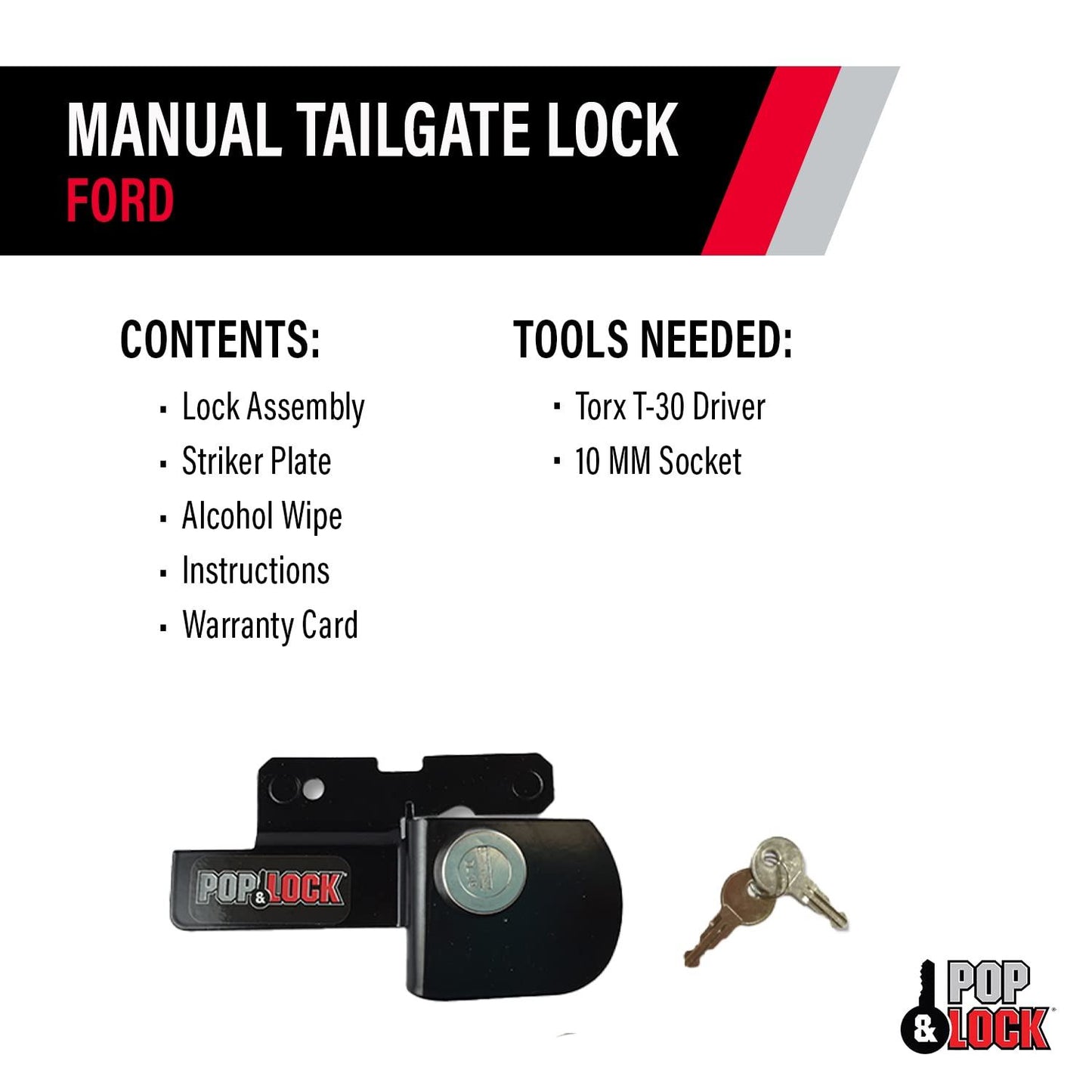 POP &amp; LOCK PL2500 Serrure de hayon