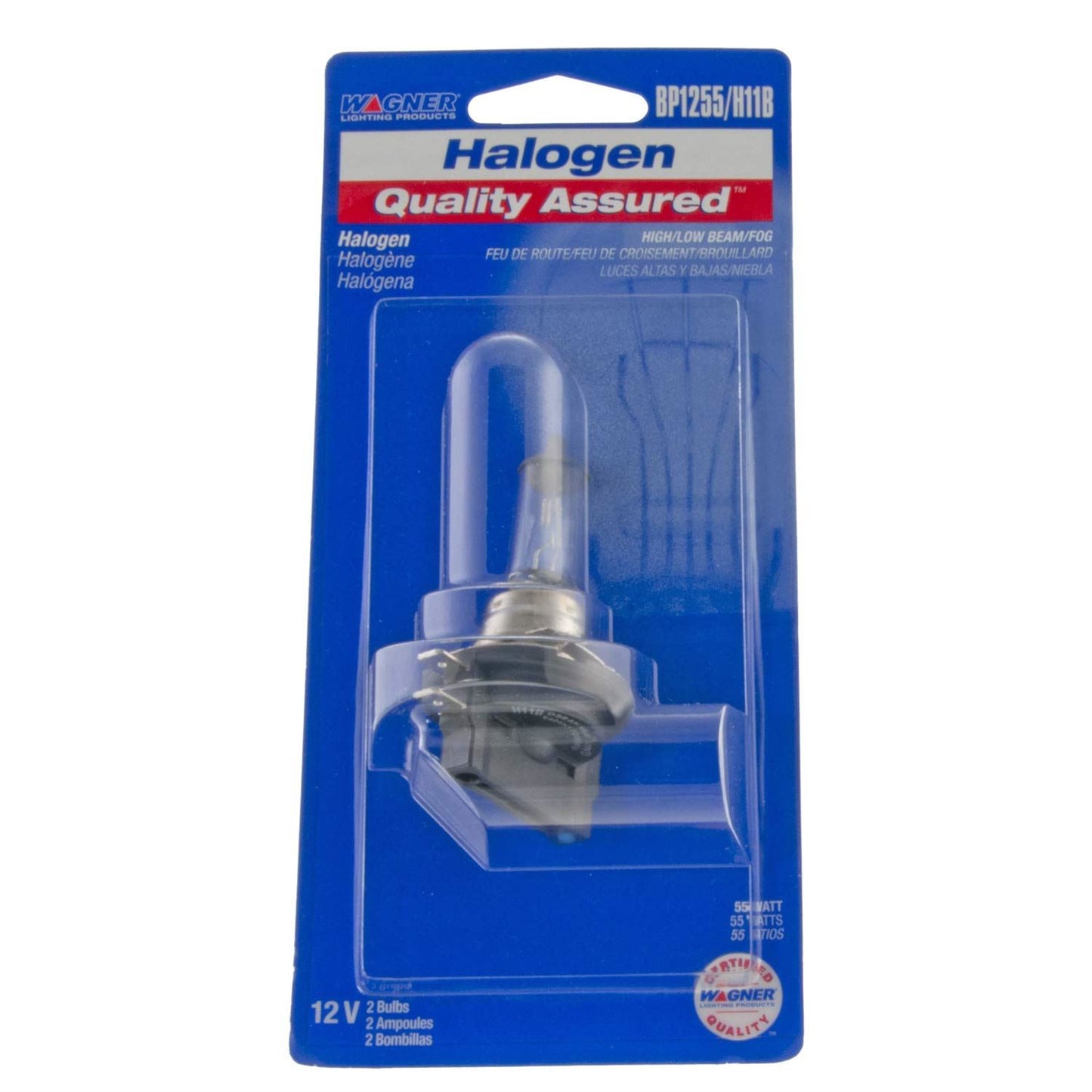 Wagner BP1255H11B Headlight Bulb