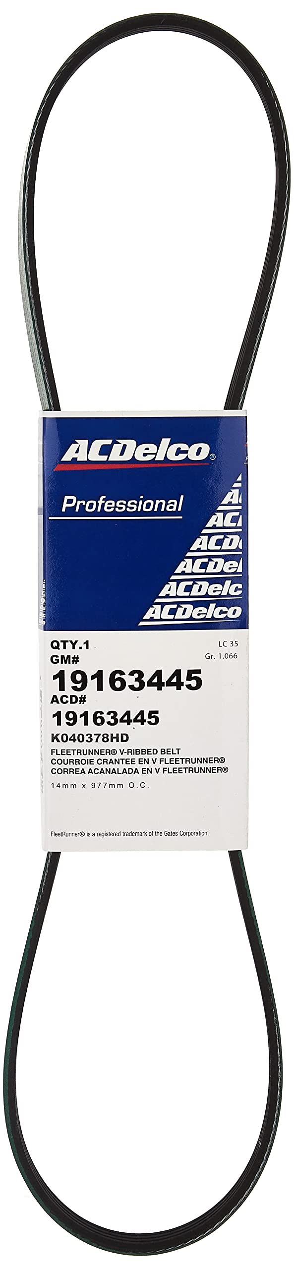 ACDelco Specialty K040378HD Correa serpentina