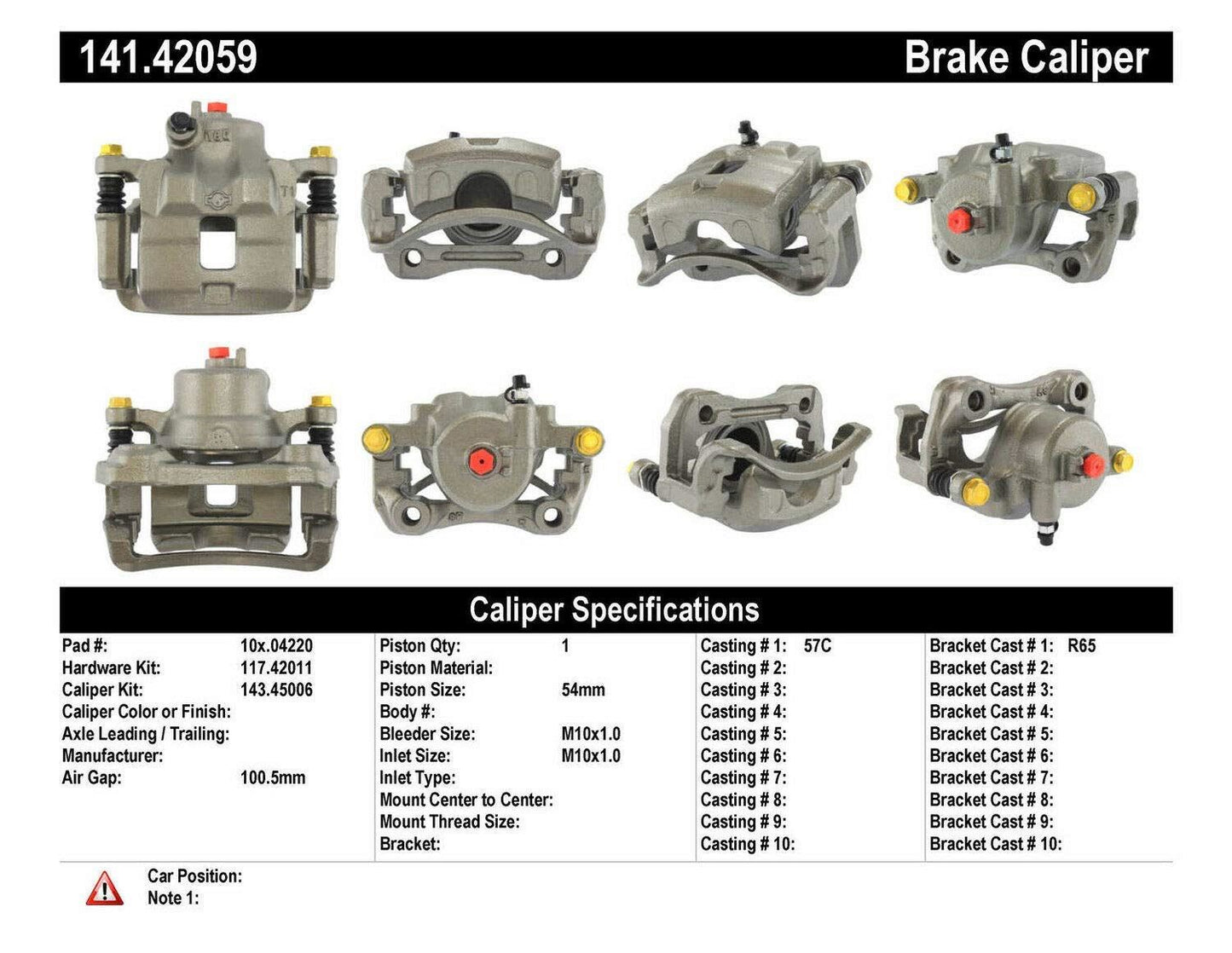 Centric Parts 14142059