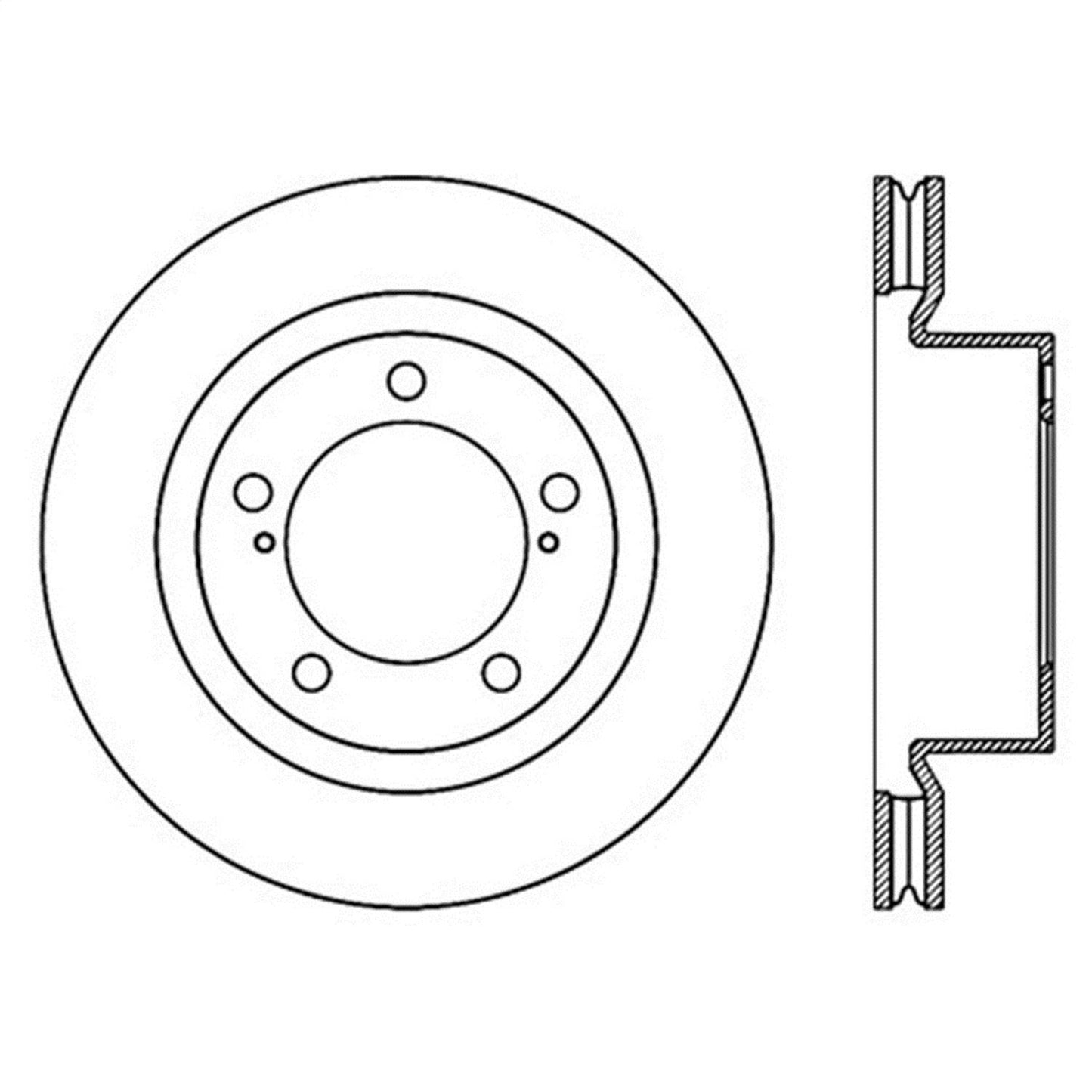 Stoptech 126.44162SR Disc Brake Rotor