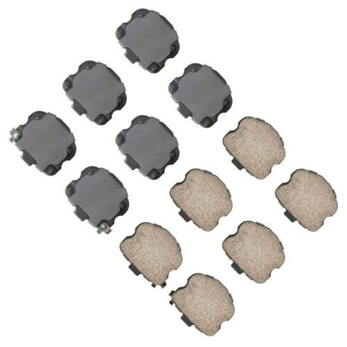 Juego de pastillas de freno de disco Akebono ASP1419