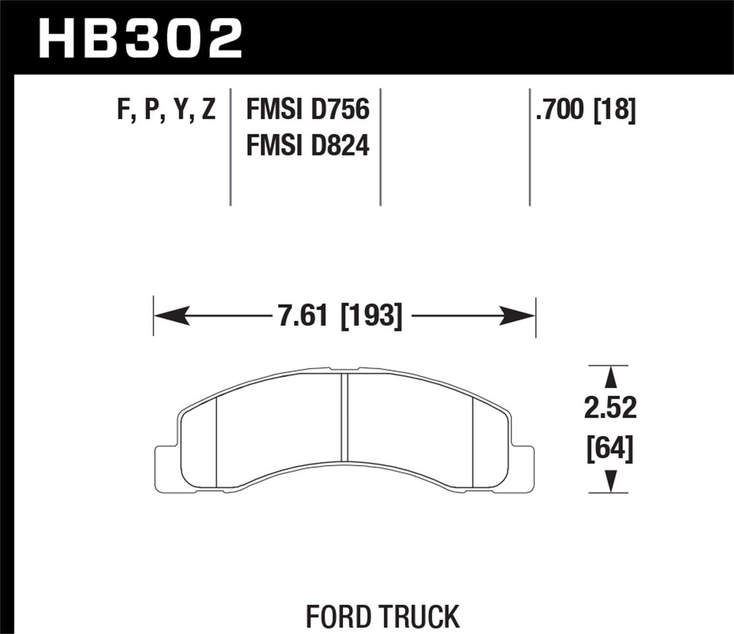 HAWK HB302P700
