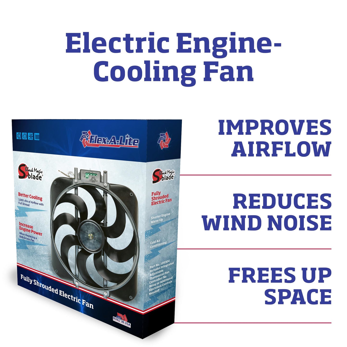 Roulement d'embrayage de ventilateur de refroidissement du moteur Flex-A-Lite 160
