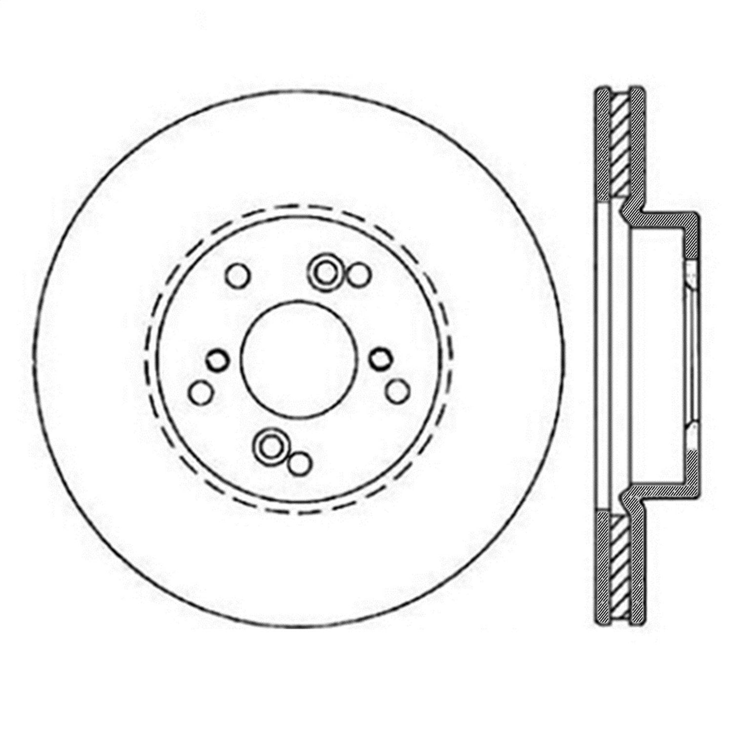 Stoptech 126.40046SR Disc Brake Rotor