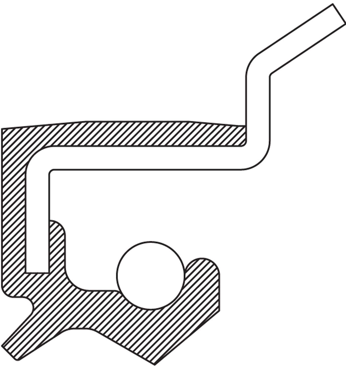 National Seal/Roulement 710586 Joint de roue
