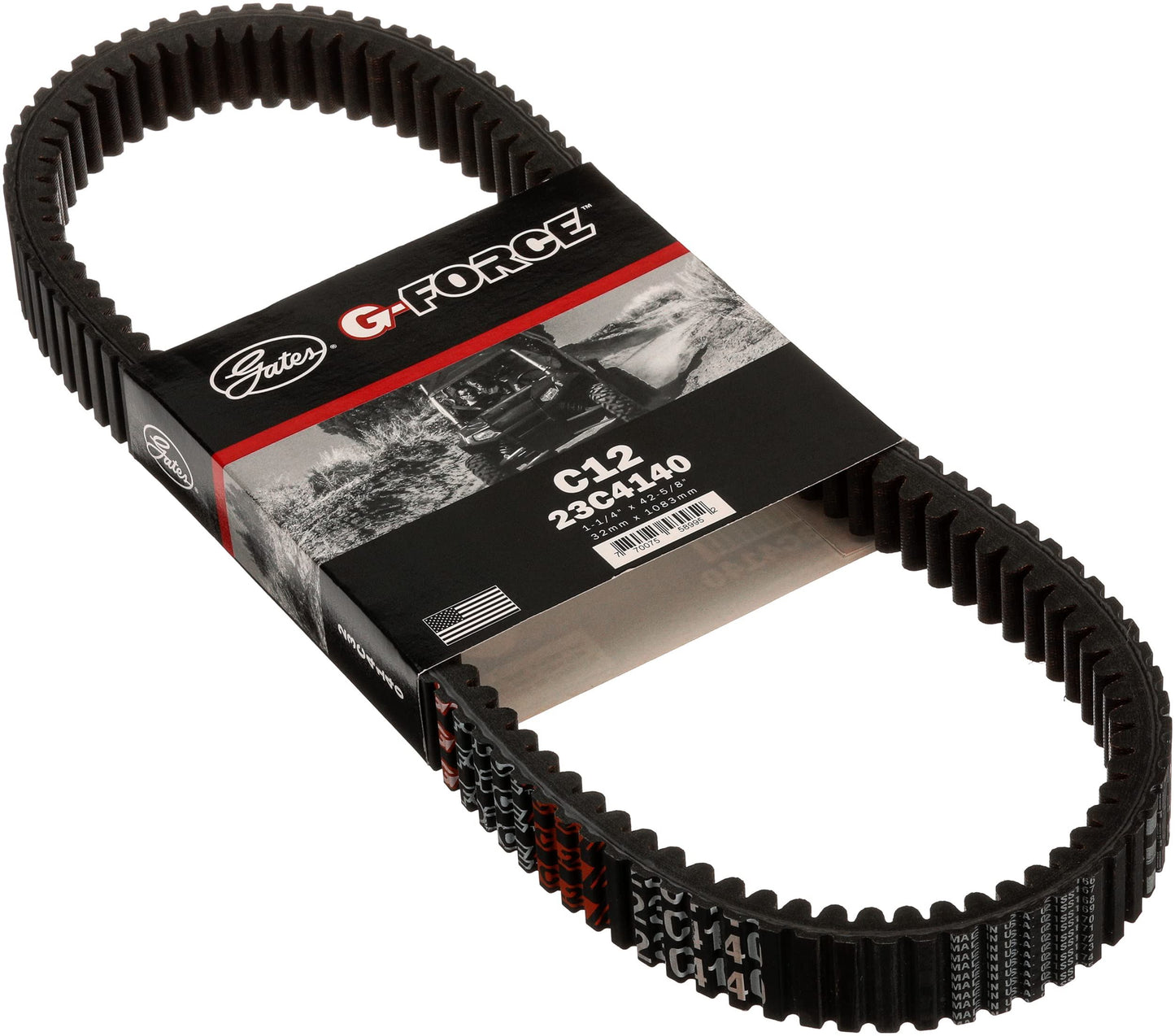Gates 23C4140 Automatic Continuously Variable Transmission (CVT) Belt