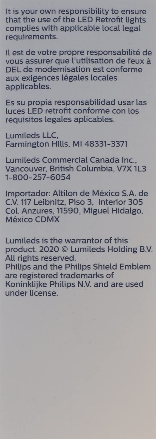 Philips 9004UELED Headlight Bulb