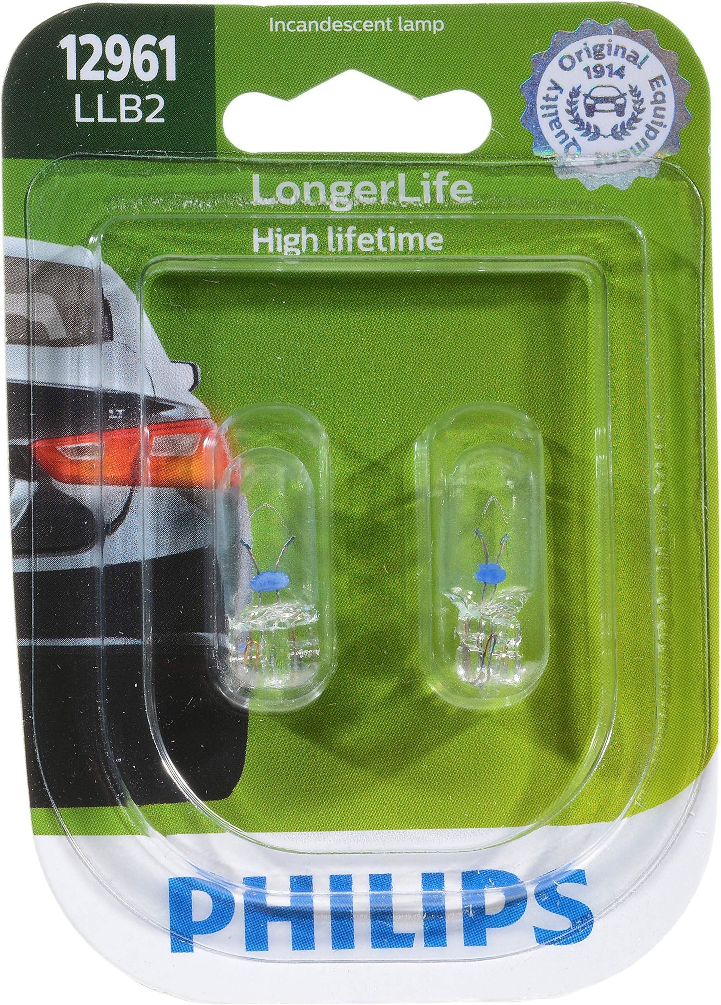 Philips 12961LLB2 Side Marker Light Bulb
