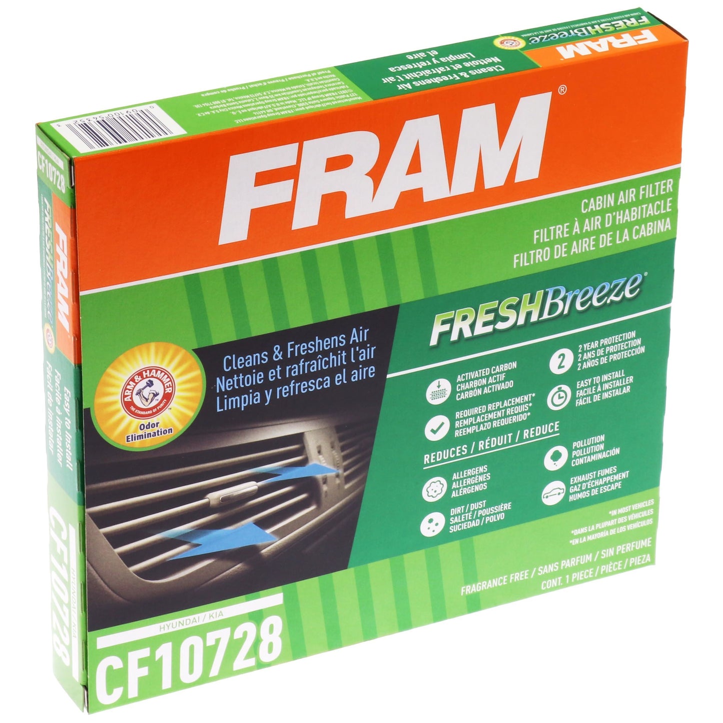 Filtro de aire de cabina Fram CF10728