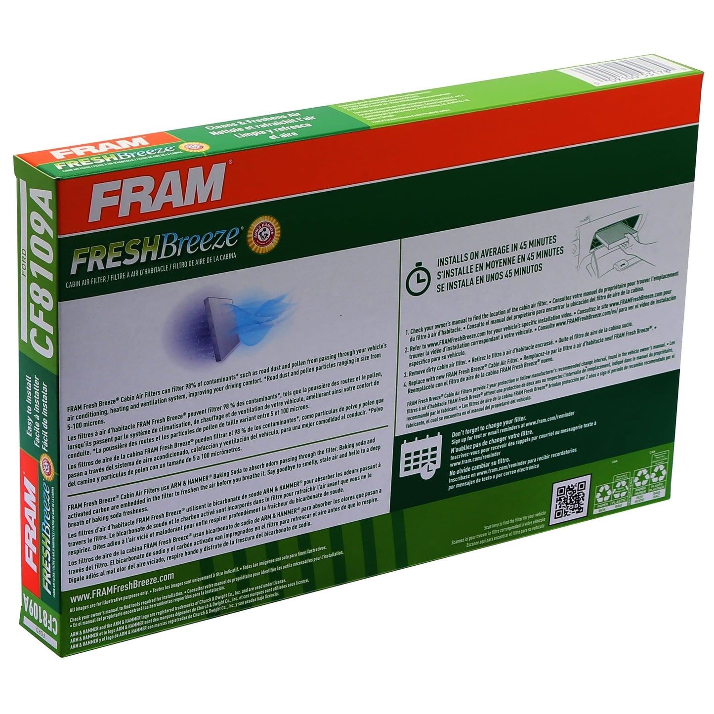 Fram CF8109A Cabin Air Filter