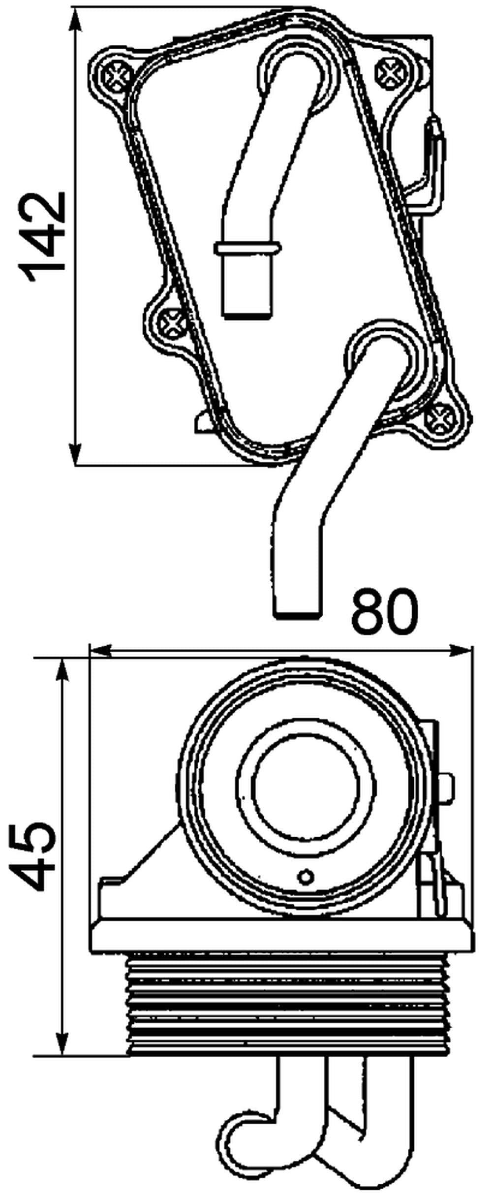 Mahle CLC 24 000P Engine Oil Cooler