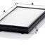 MANN-FILTER CU 3124-2 Cabin Air Filter
