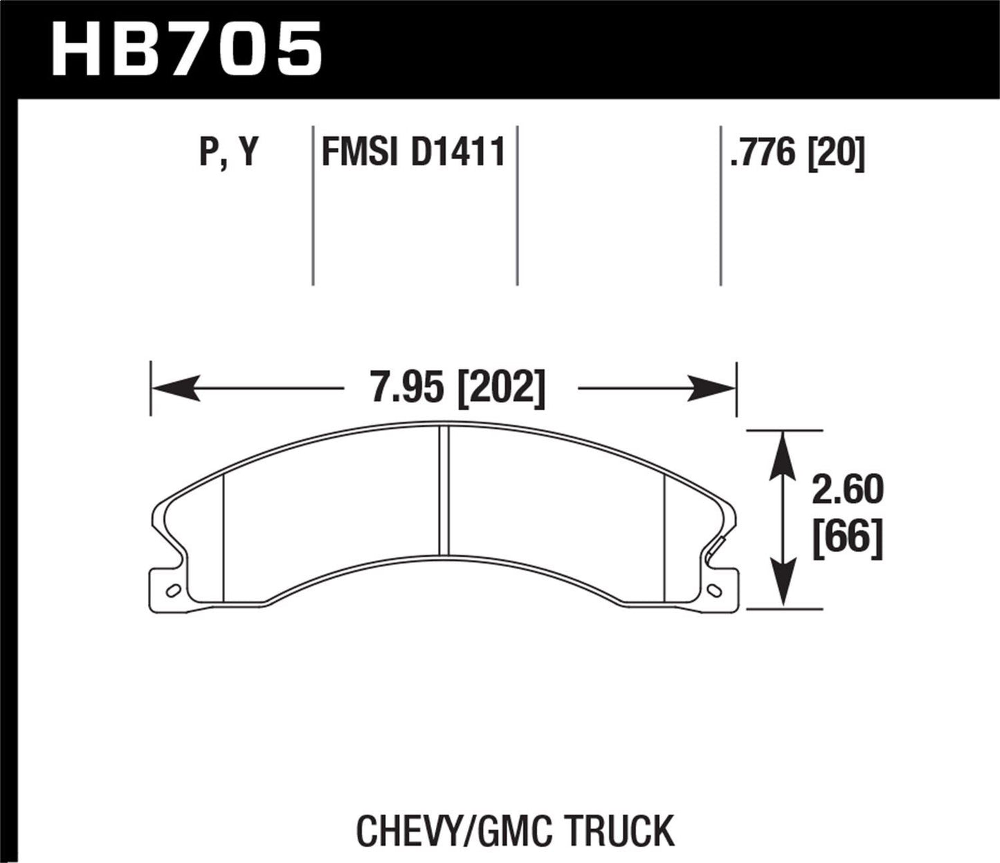 HAWK HB705P776