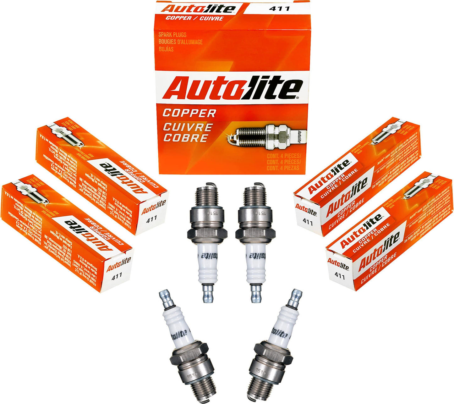 AUTOLITE 411 (LOT DE 4)