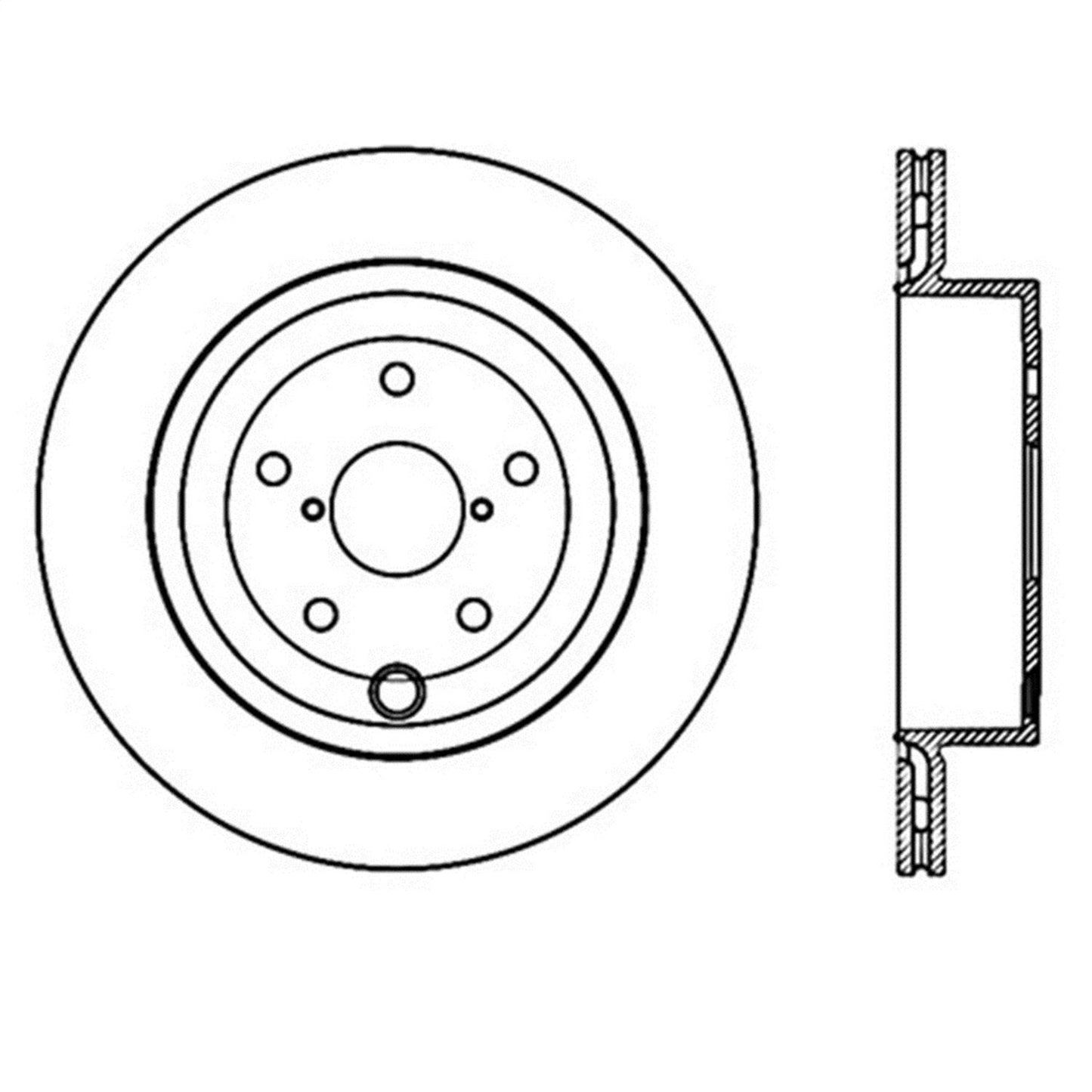 Stoptech 126.47030SL Disc Brake Rotor