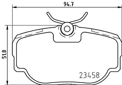 Hella-PAGID 355009541 Disc Brake Pad Set