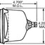 Wagner H4656BL Headlight Bulb