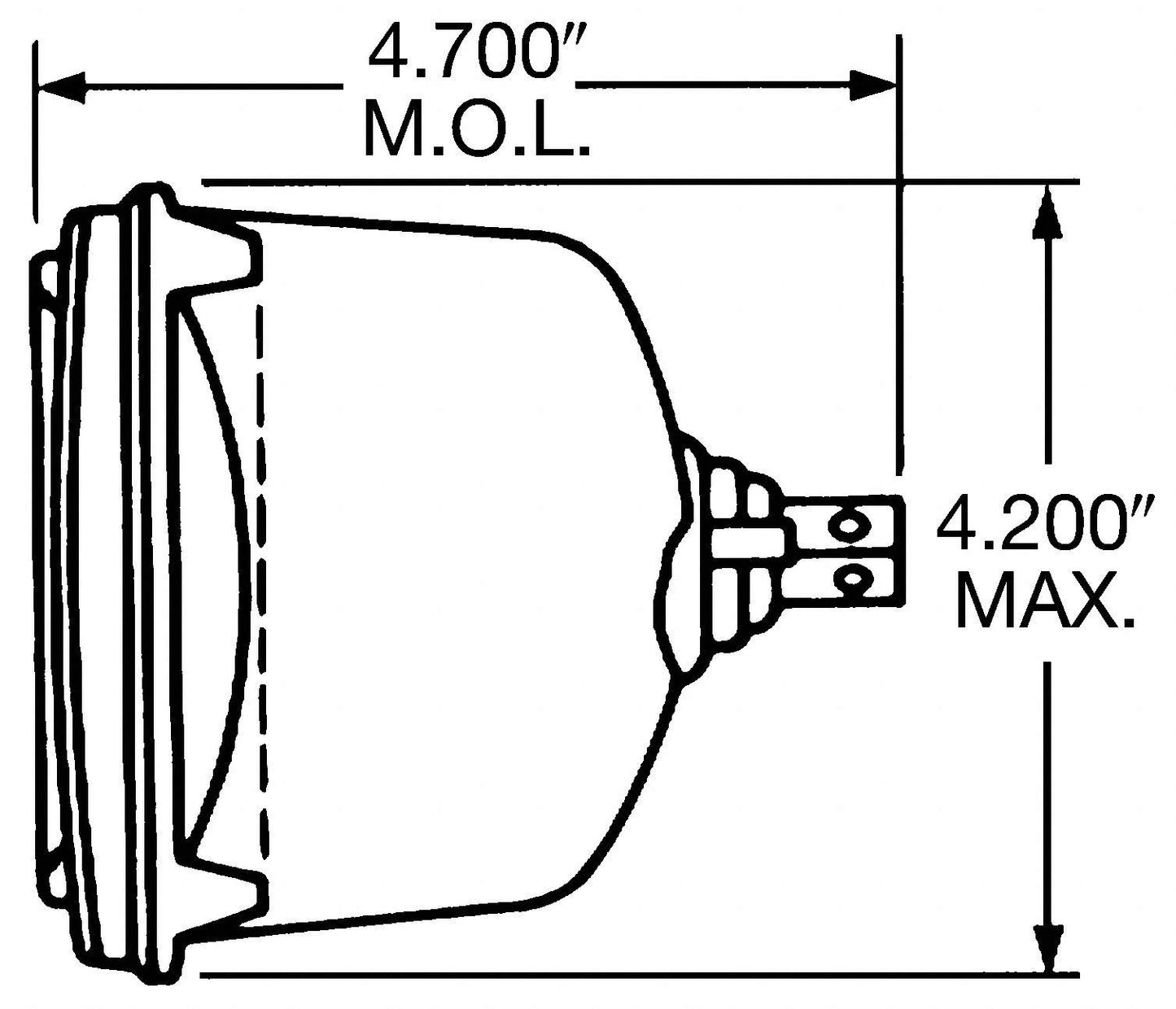 Wagner H4656BL Headlight Bulb