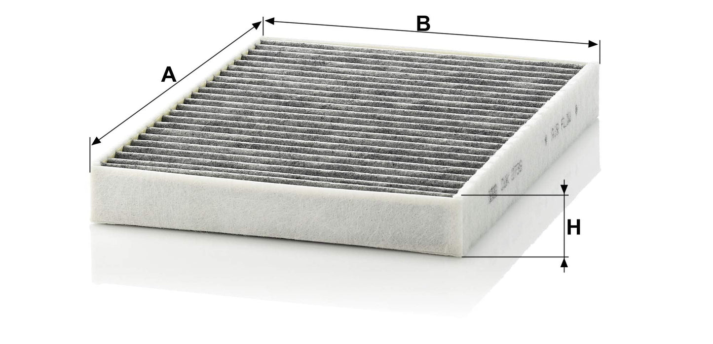 MANN-FILTER CUK 2736-2 Filtro de aire de cabina