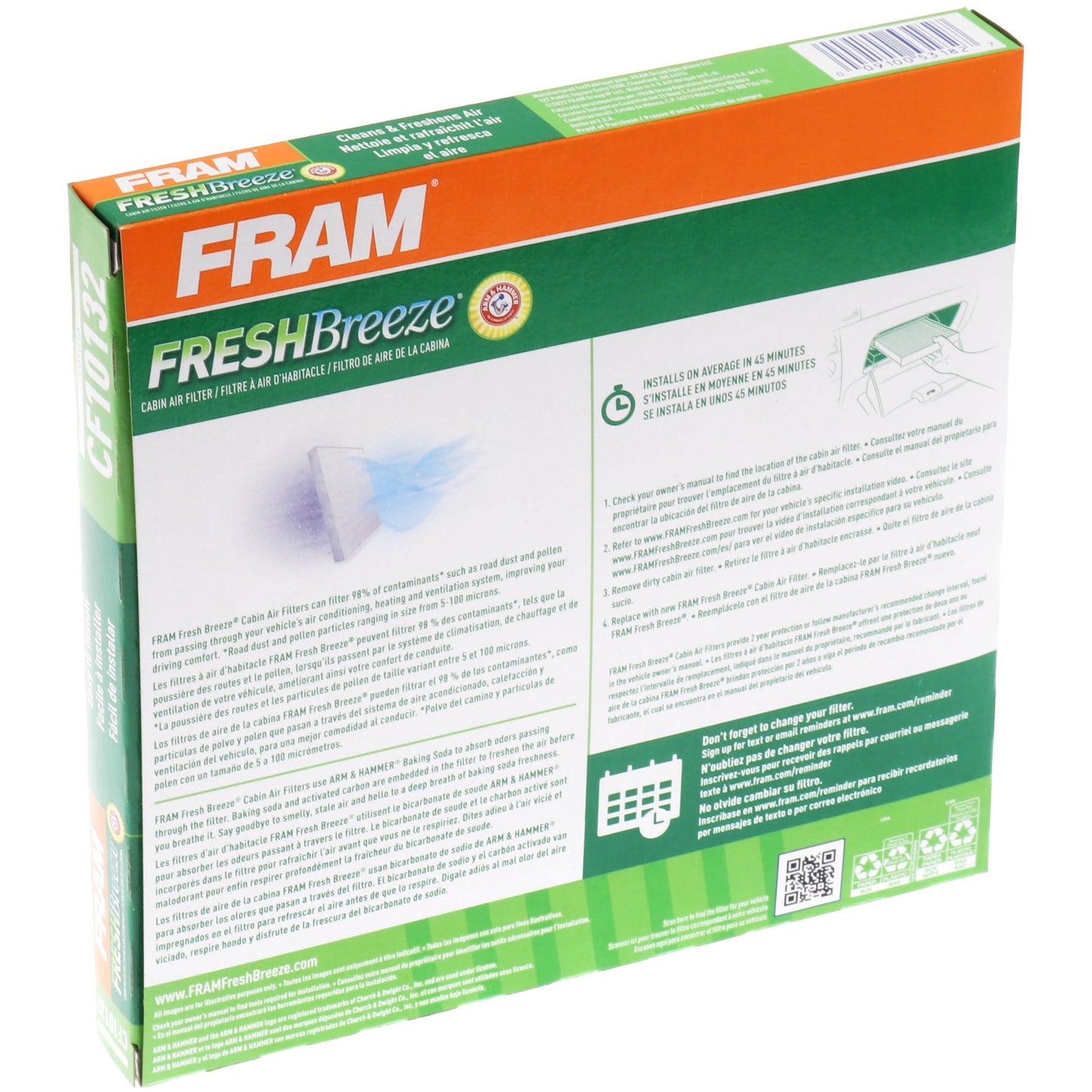 Fram CF10132 Cabin Air Filter